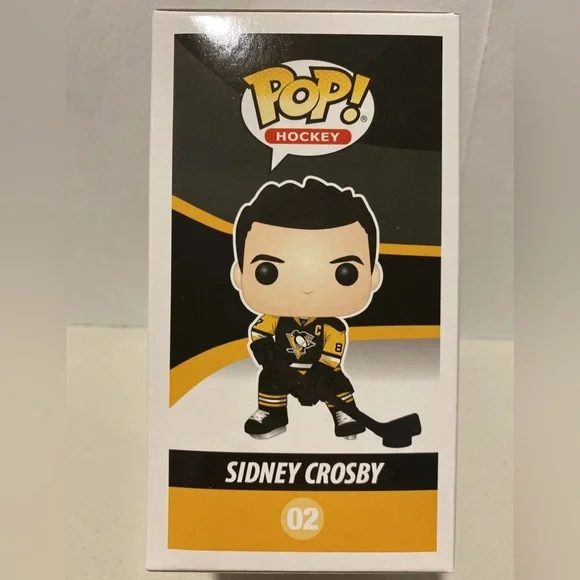 Funko Pop Hockey Sidney Crosby NHL Pittsburgh Penguins #02 Vinyl Bobblehead - Picture 4 of 4